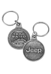 Брелок "Jeep Trail Rated" серебро